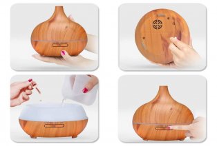 Diffusore oli essenziali alla moda con cromoterapia Led — 5