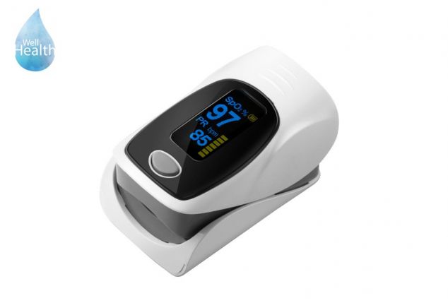medidor de frecuencia cardíaca portátil de saturación de oxígeno esfigmomanómetro medidor de oxígeno con Pulso de Dedo WCZ Pulsioxímetro de Dedo con Alarma 