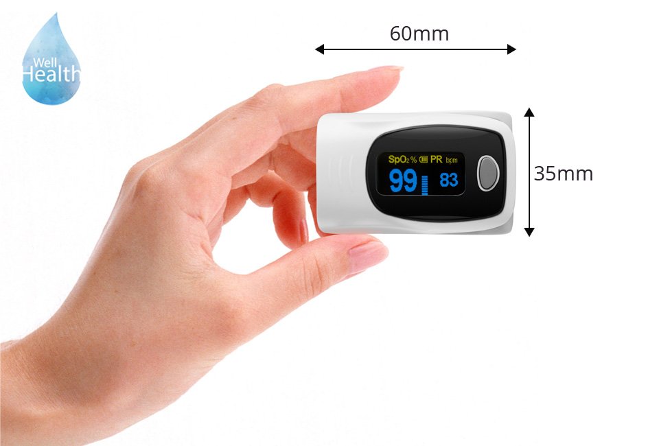 14€02 sur Oxymètre de pouls de doigt avec écran couleur LED -blanc -  Oxymètre de pouls - Achat & prix