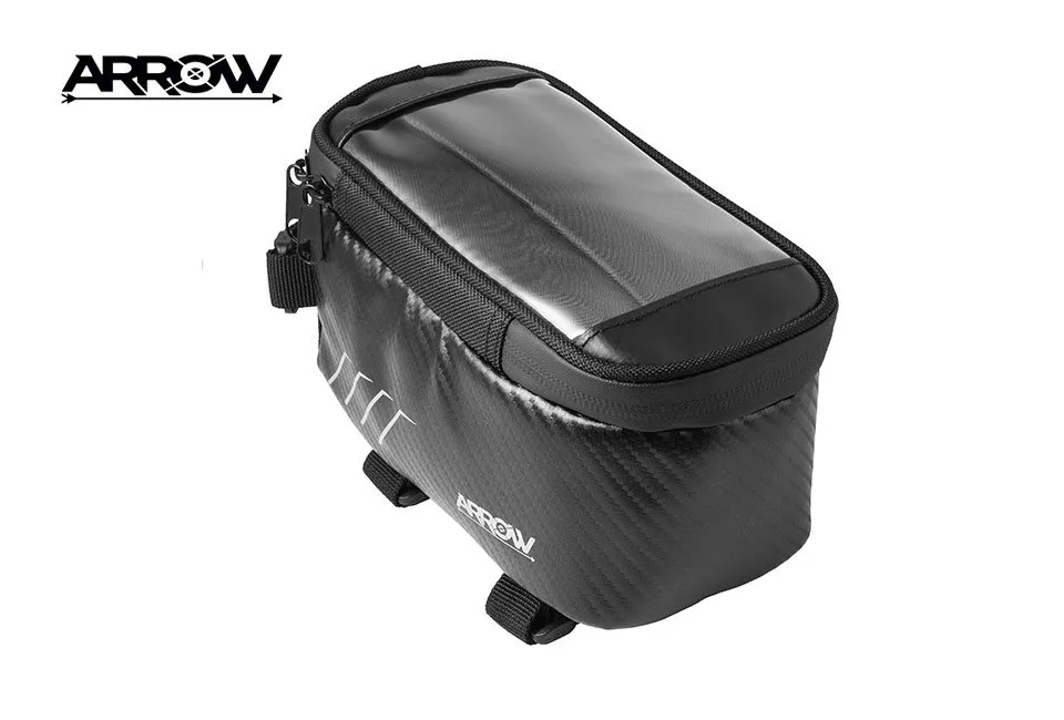 Borsa da montare sul telaio della bicicletta 1 + 1