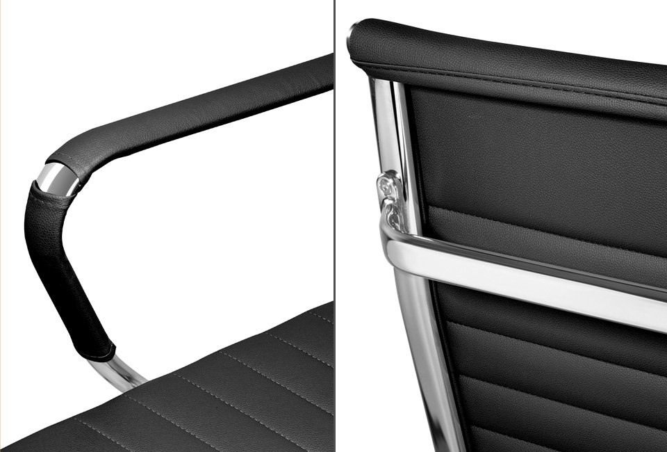 Elegante silla de escritorio con respaldo alto