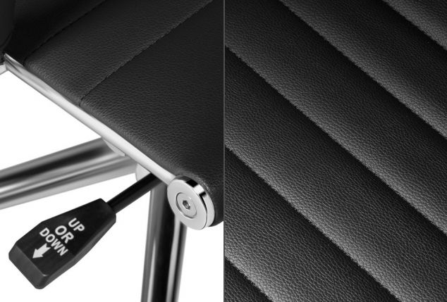 Elegante silla de escritorio con respaldo alto
