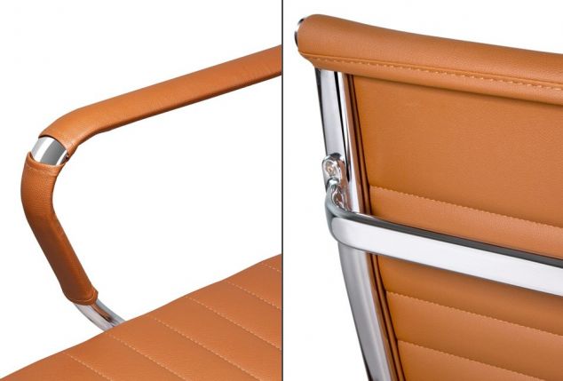 Elegante silla de escritorio con respaldo alto