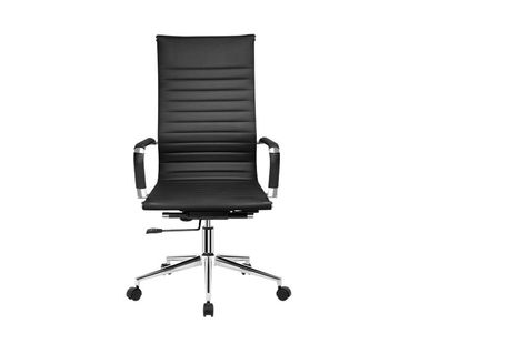 Elegante silla de escritorio con respaldo alto