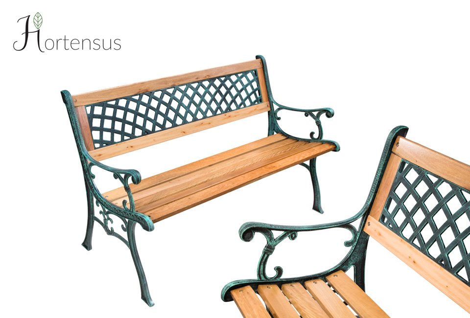 Banc de jardin solide en bois