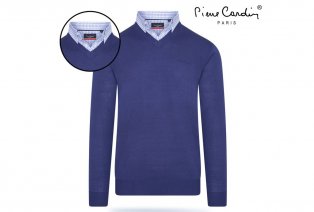 Pierre Cardin herenpullover met overhemdkraag — 3