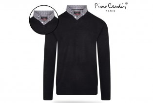 Pierre Cardin herenpullover met overhemdkraag — 4