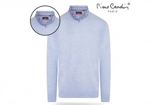 Pierre Cardin herenpullover met overhemdkraag — 7