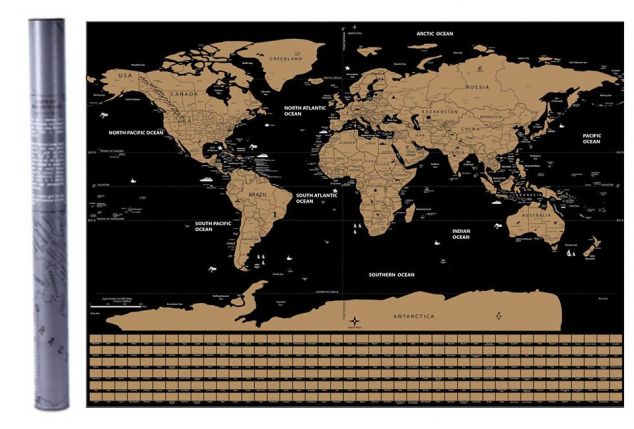 Mapa Mundi para Rascar - COMPRAR LOTES