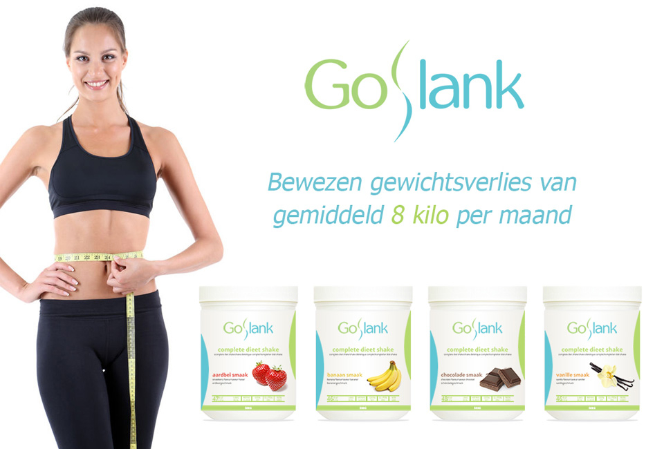 GoSlank afslankshakes, inclusief GRATIS shaker en GoSupport