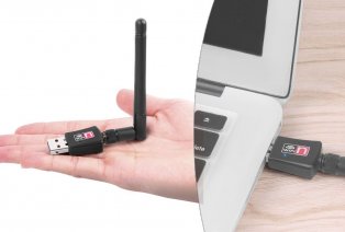 USB Wi-Fi receiver (300 Mbps) for a stronger and greater Wi-Fi signal — 2