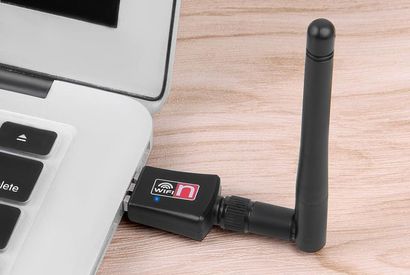 USB Wi-Fi receiver (300 Mbps) for a stronger and greater Wi-Fi signal — 4