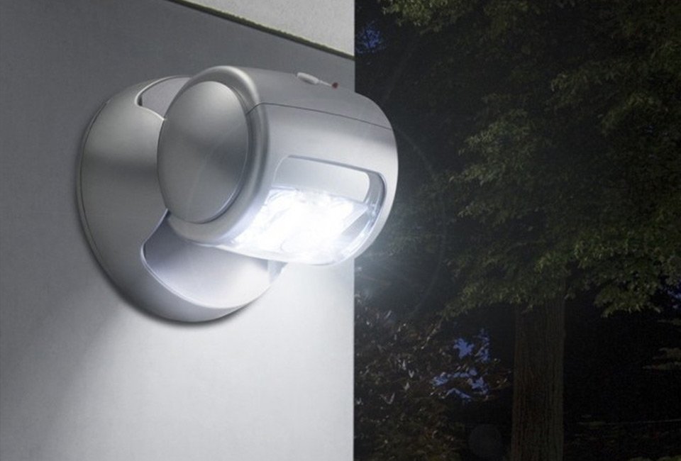 Draadloze verstelbare ledbuitenlamp met sensor