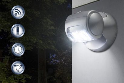 Draadloze verstelbare ledbuitenlamp met sensor — 5