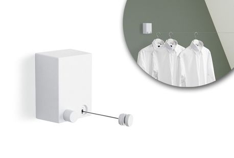 Praktische, uittrekbare drooglijn van 4 meter