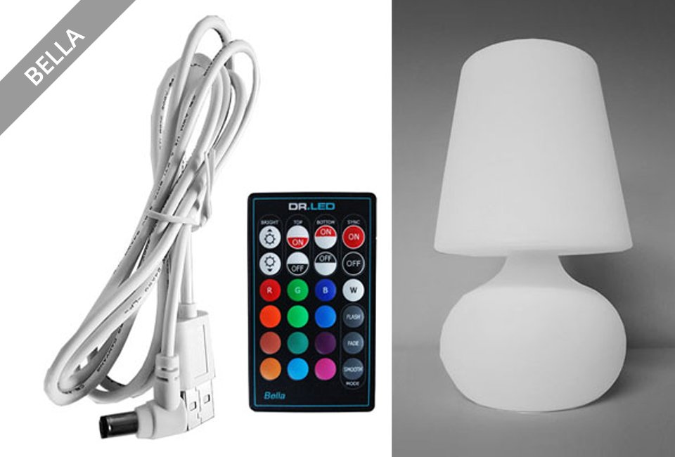 Lampe de table LED pour l'intérieur et l'extérieur
