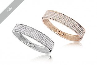 Elegante armband versierd met Swarovski Elements-kristallen — 3