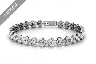 Elegante armband versierd met Swarovski Elements-kristallen — 7