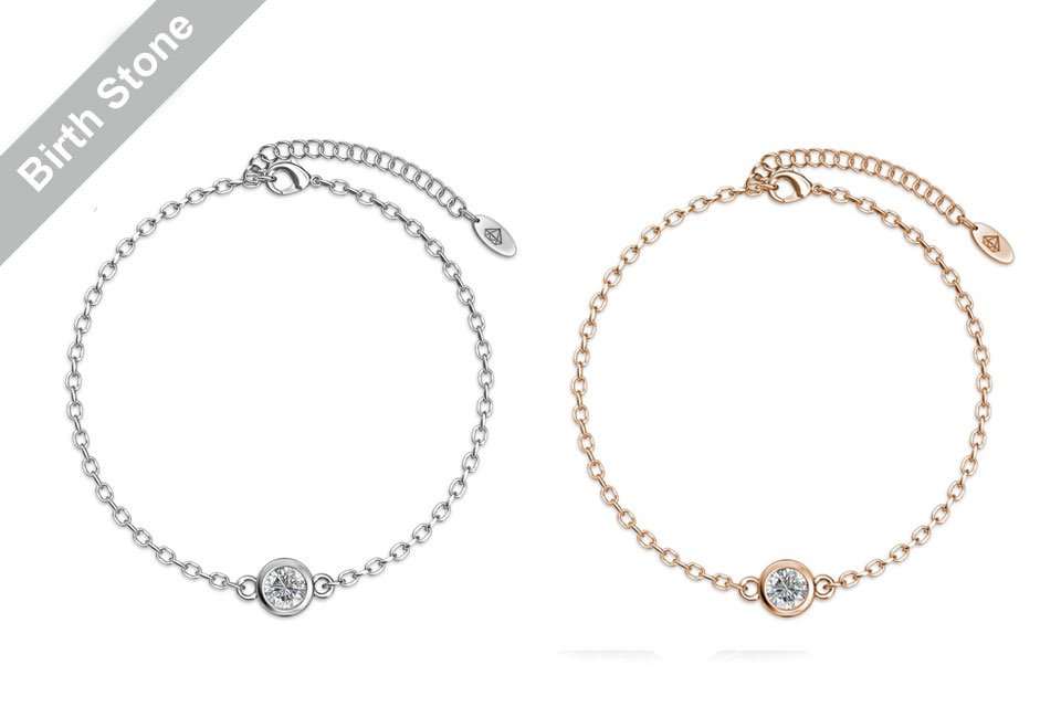 Elegante armband versierd met Swarovski Elements-kristallen