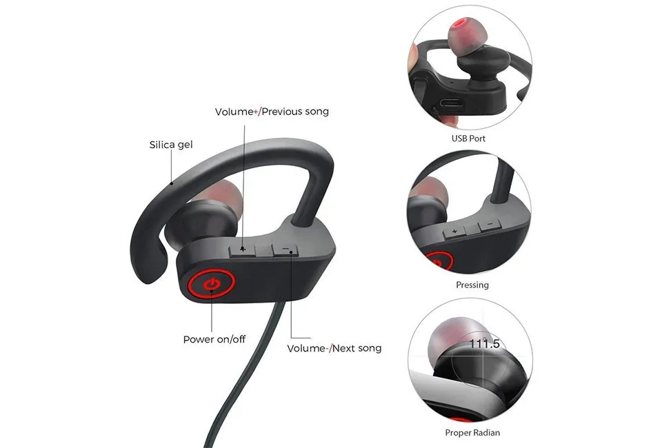 Bluetooth sports headset