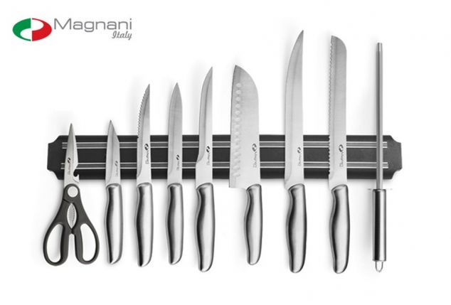 Set Cuchillos Cocina Profesional Acero Inoxidable 9 piezas