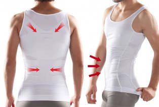 Figuurcorrigerend ondershirt voor heren — 3