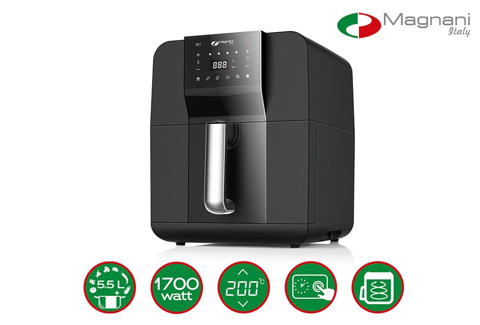 Friteuse à air chaud AirFryer pour des frites plus saines