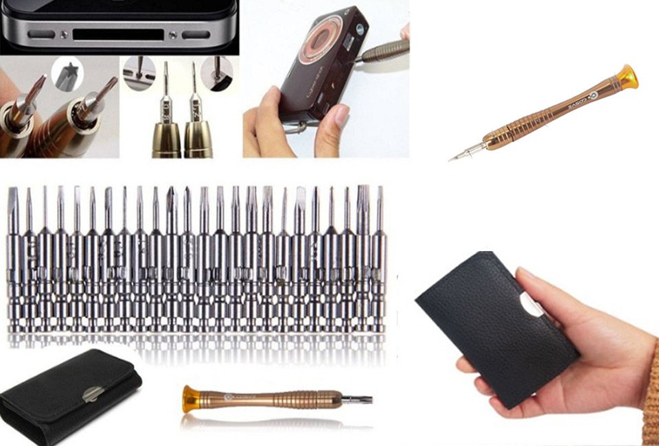 Estuche de reparación para smartphone, portátil, tableta, gafas, etc.