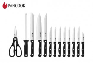 Set de couteaux composé de 11 couteaux, d´un fusil, d´une paire de ciseaux et d´un porte-couteaux — 3