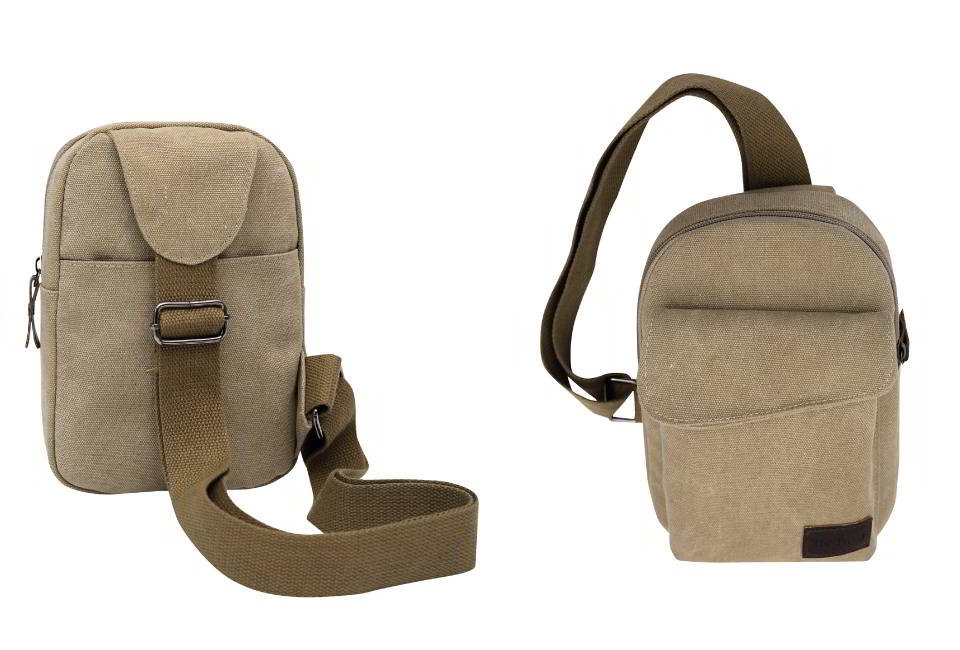 Moderna mochila bandolera