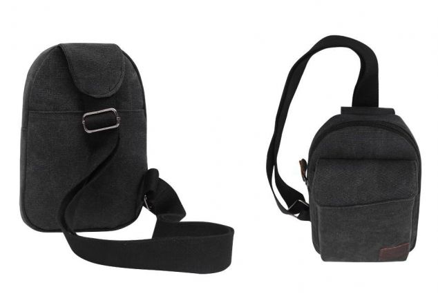 Moderna mochila bandolera