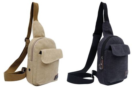 Moderna mochila bandolera