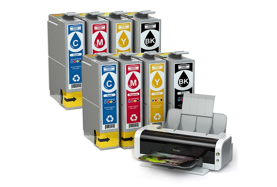 2 sets cartridges voor verschillende printertypes