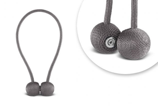 Set de 2 ou 4 embrasses à rideaux aimantées