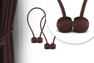Set de 2 ou 4 embrasses à rideaux aimantées — 11