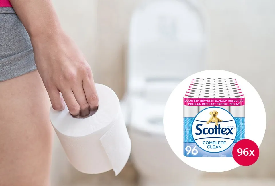 96 rollos de papel higi&eacute;nico Scottex