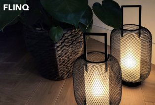 Lot de 2 lanternes LED tendance avec minuteur — 5