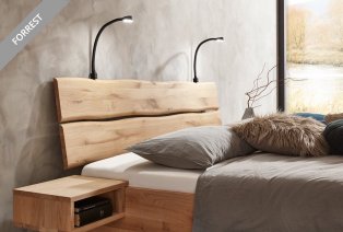Eikenhouten bedframe met lattenbodem en optionele pocketveermatras — 2