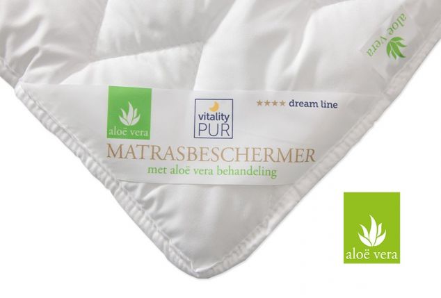 Protège-matelas à l'aloë vera disponible en plusieurs dimensions