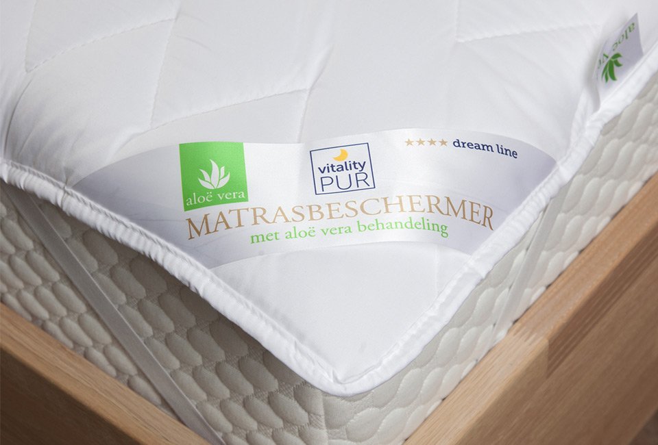 Protège-matelas à l'aloë vera disponible en plusieurs dimensions