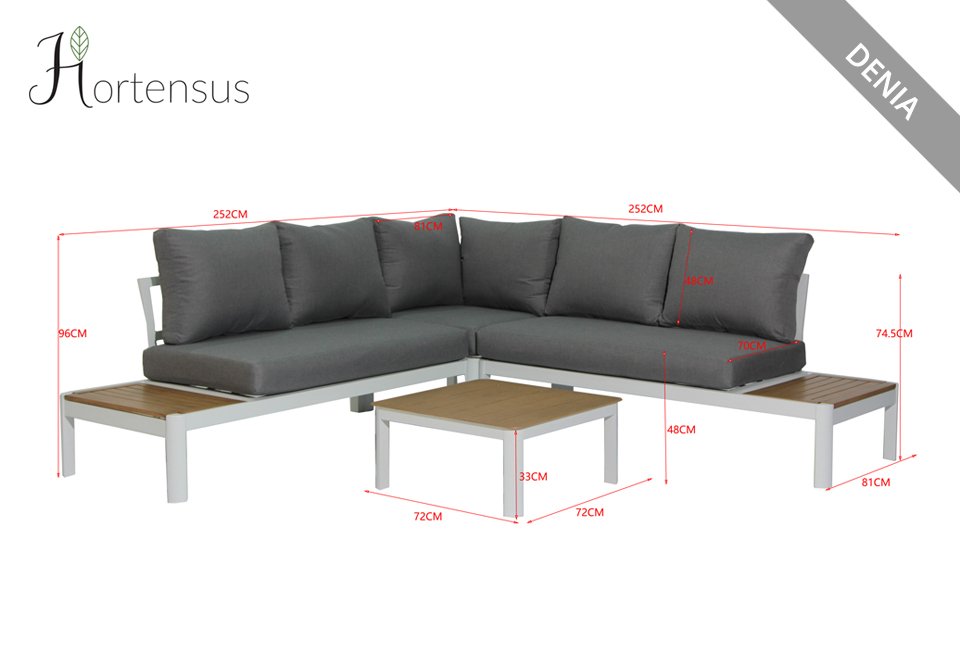 Loungeset voor tuin of terras