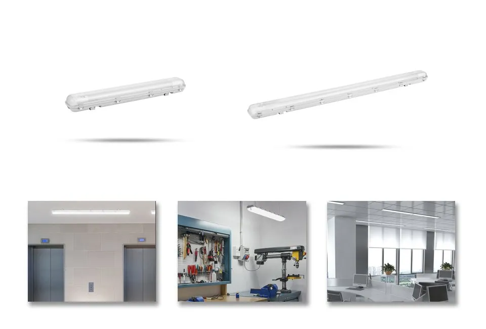 Luminaria fluorescente LED 