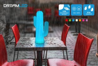 Oplaadbare cactus led-lamp van DreamLED — 4