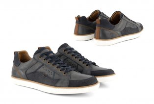 Sportieve lederen sneakers voor mannen — 2