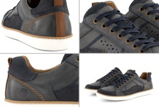 Sportieve lederen sneakers voor mannen — 4