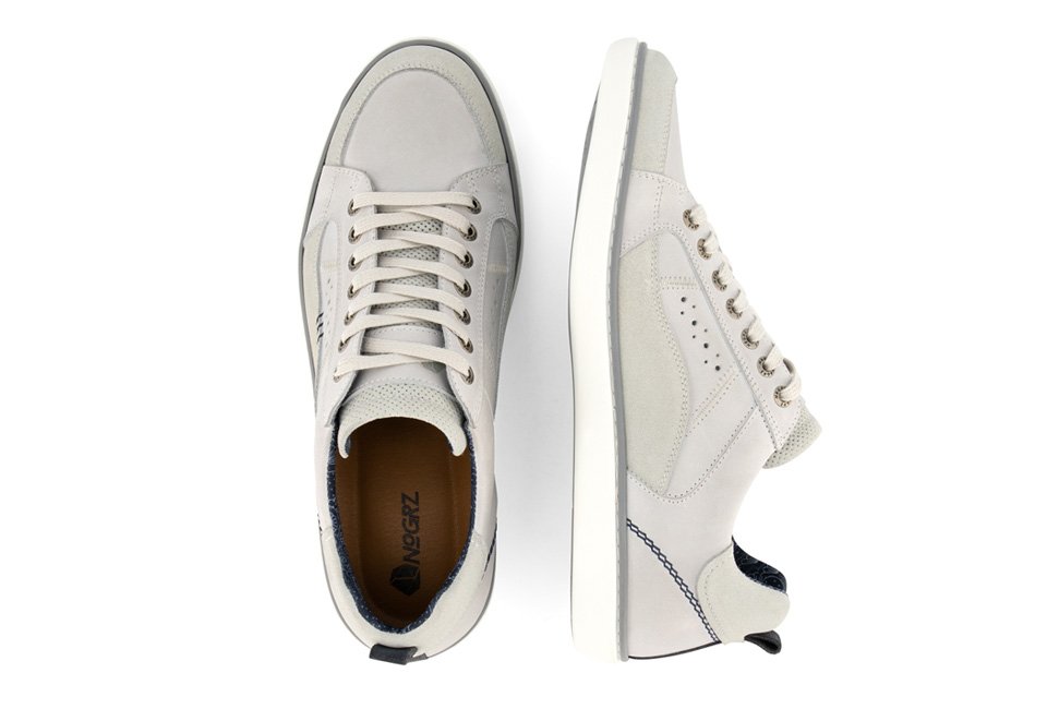 Sportieve lederen sneakers voor mannen