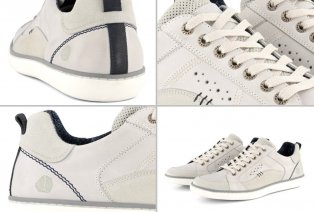 Sportieve lederen sneakers voor mannen — 10