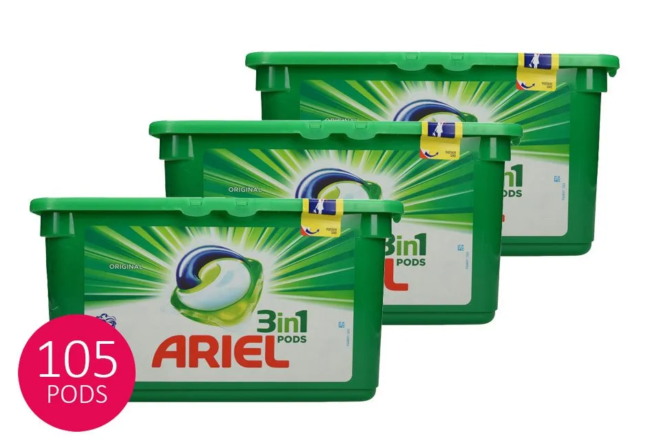 C&aacute;psulas Ariel 3 en 1