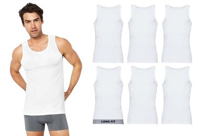 Set de 6 camisetas Pierre Calvini de hombre — 4