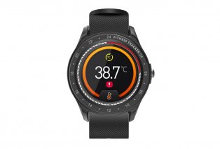 Smartwatch met gezondheidsfuncties zoals temperatuurmeting en hartslag — 2